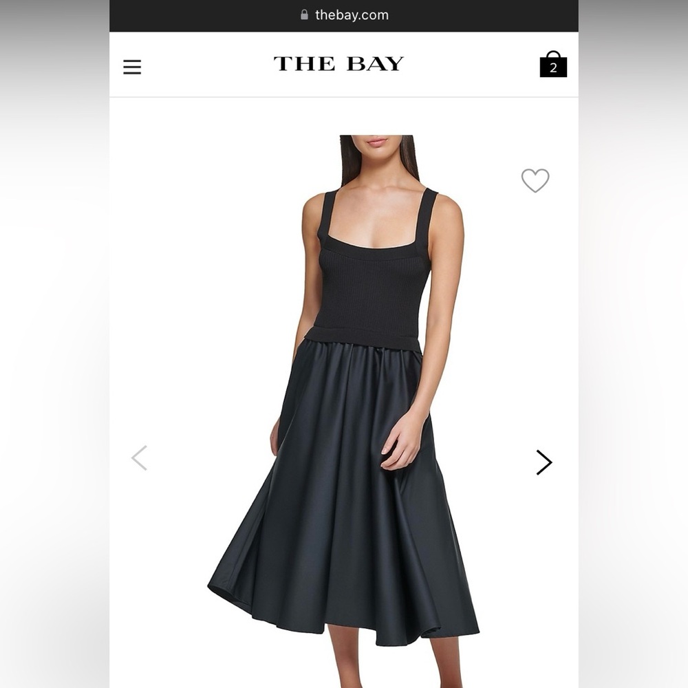 NWT Calvin Klein Black Night Dress